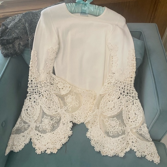 CHANEL Tops - Vintage Chanel Top with Statement Sleeves